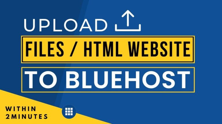 bluehost tutorials