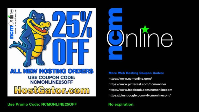 hostgator coupon code