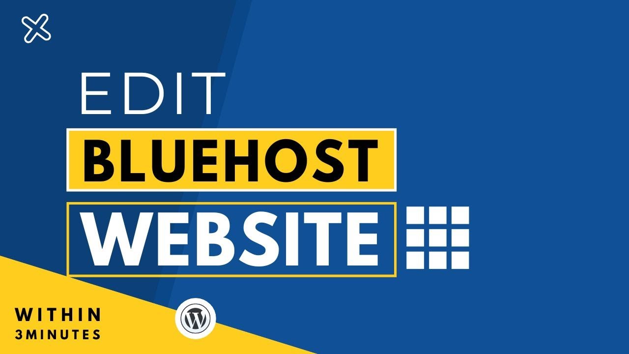 bluehost tutorials