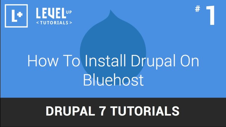 bluehost tutorials