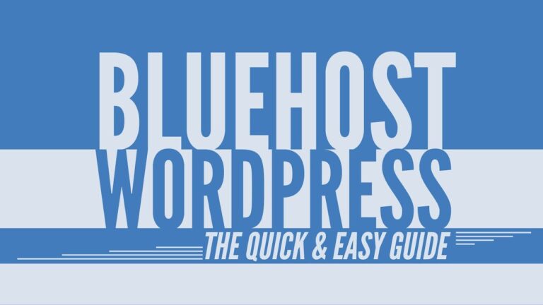 bluehost tutorials