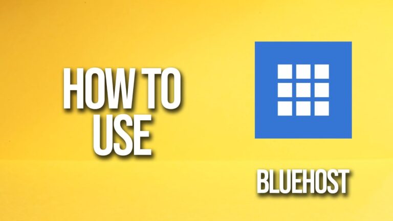 bluehost tutorials