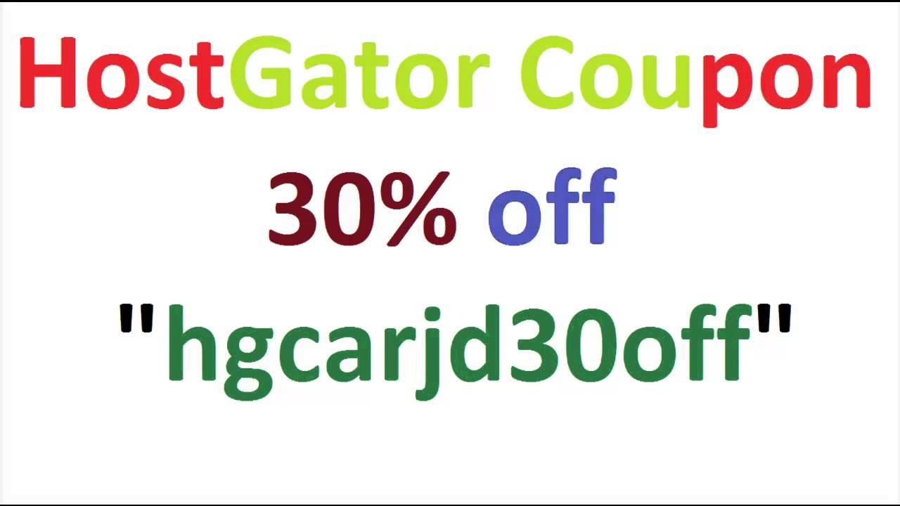 hostgator coupon code