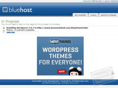 bluehost tutorials