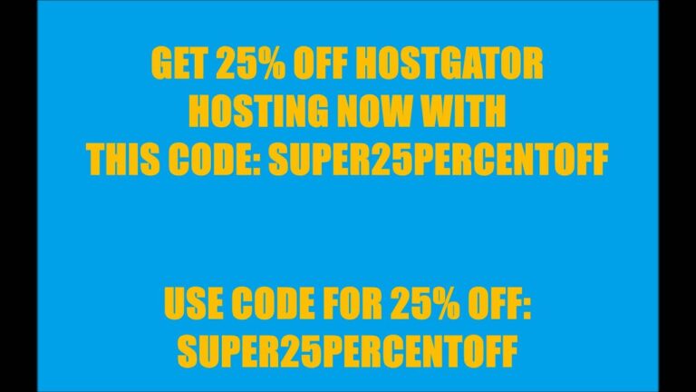 hostgator coupon code