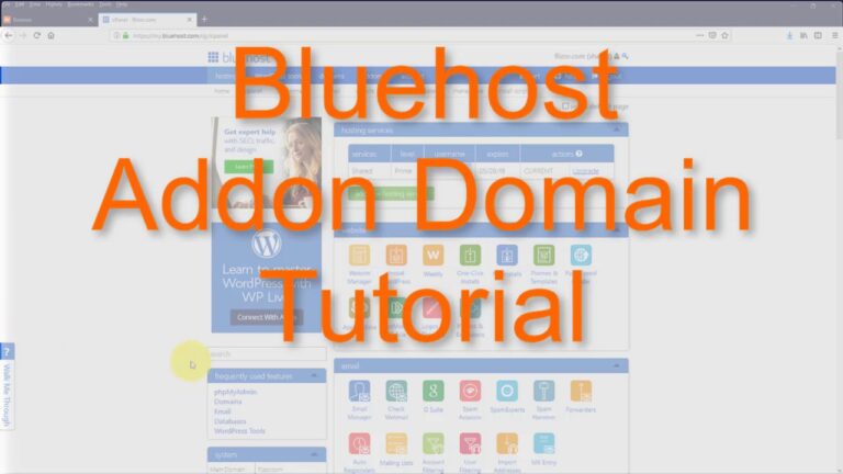 bluehost tutorials