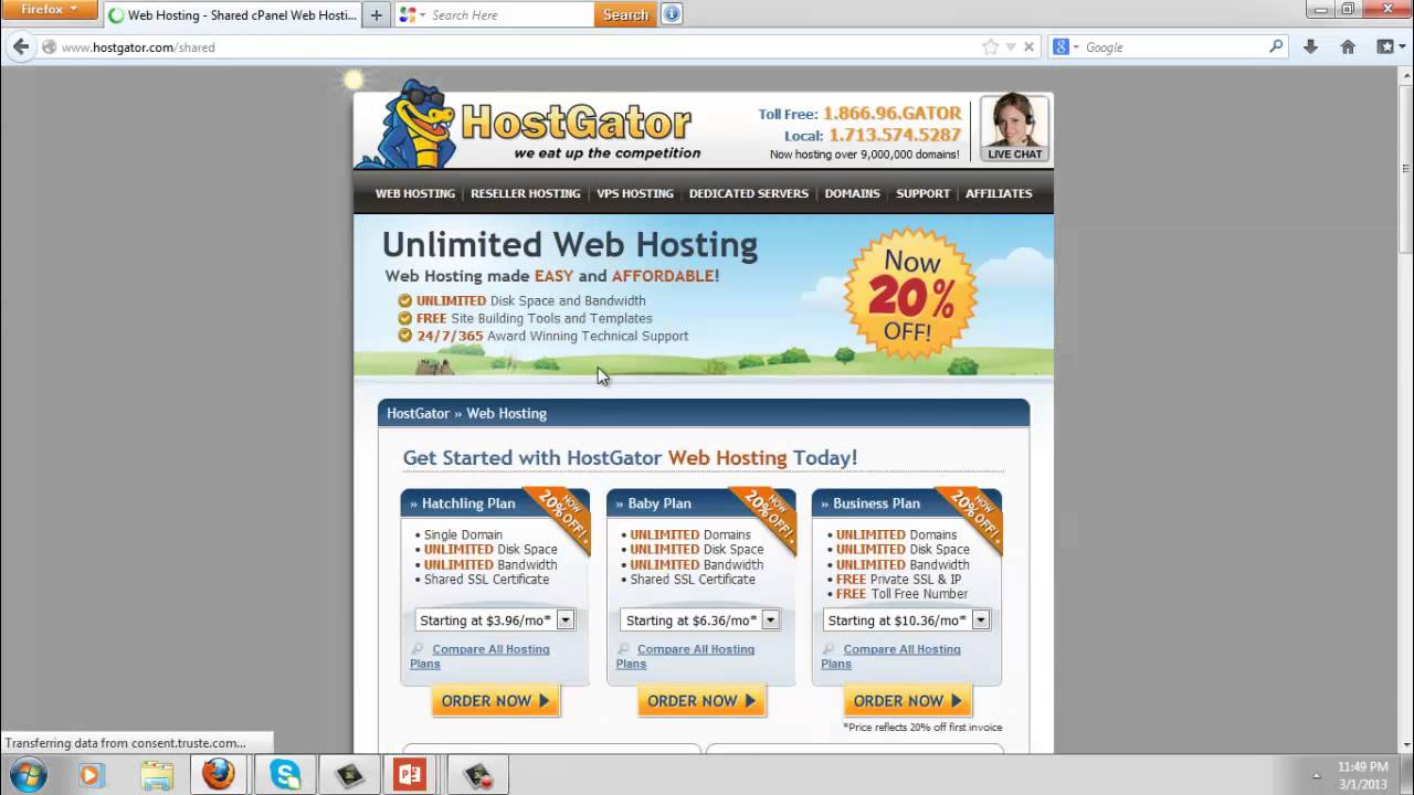 hostgator coupon code