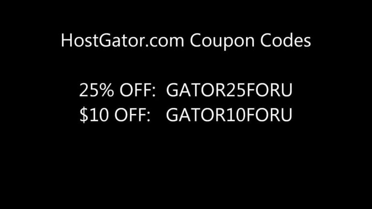 hostgator coupon code