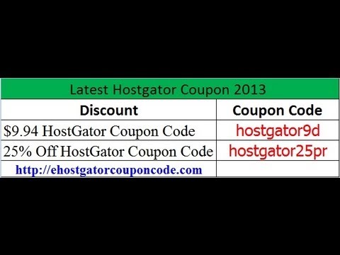 hostgator coupon code