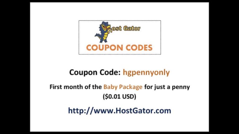 hostgator coupon code