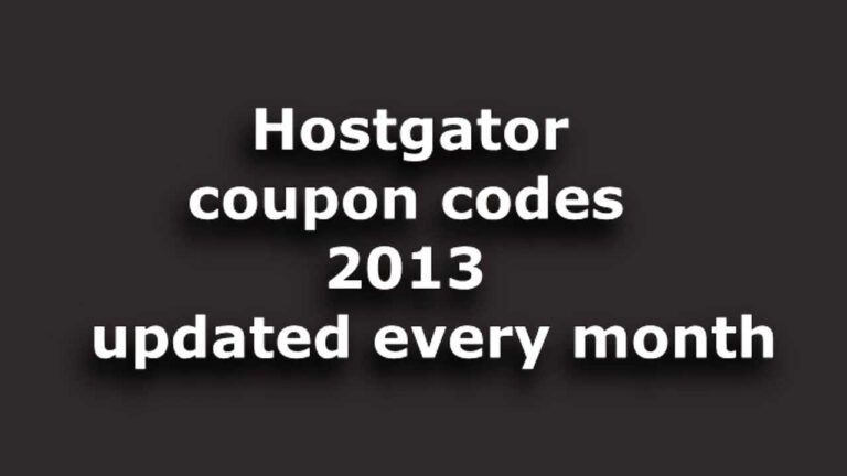 hostgator coupon code