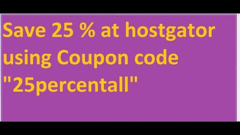 hostgator coupon code