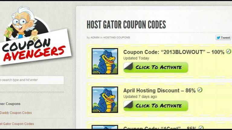 hostgator coupon code