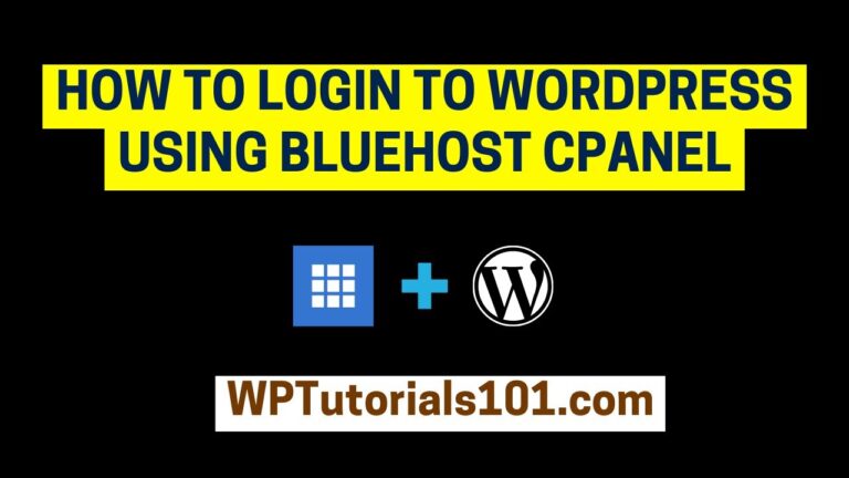 bluehost tutorials