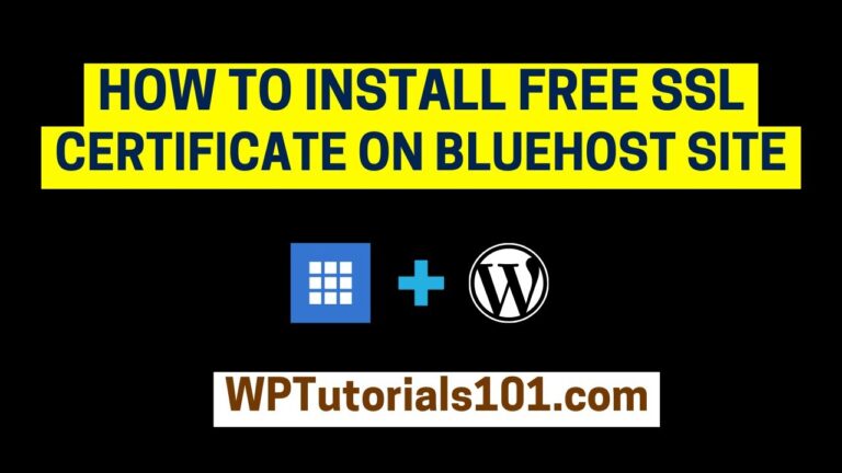 bluehost tutorials