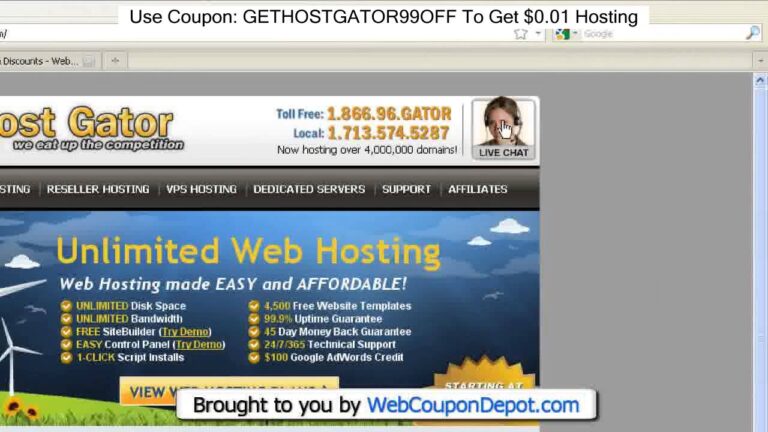 hostgator coupon code