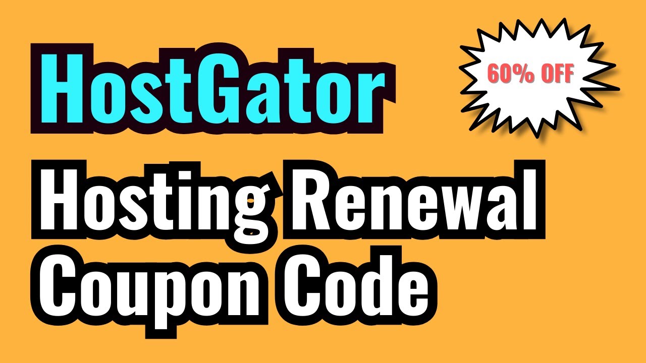 hostgator coupon code