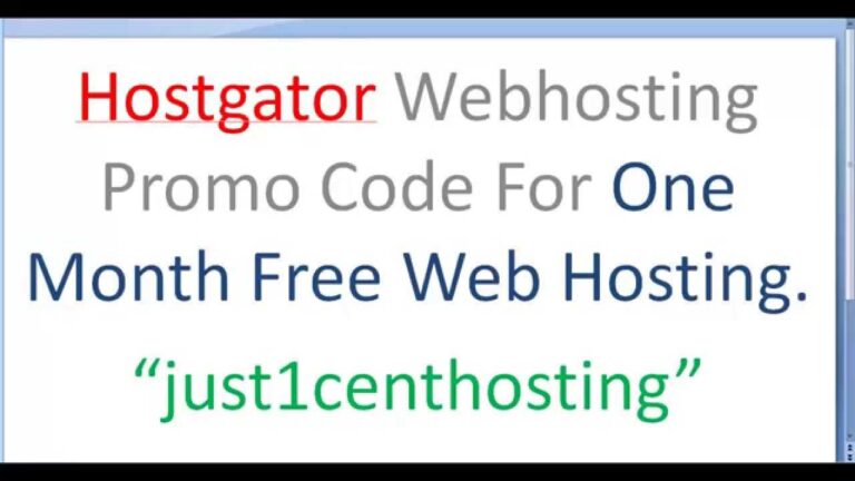 hostgator coupon code