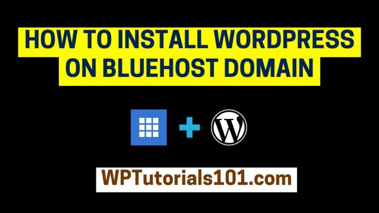 bluehost tutorials